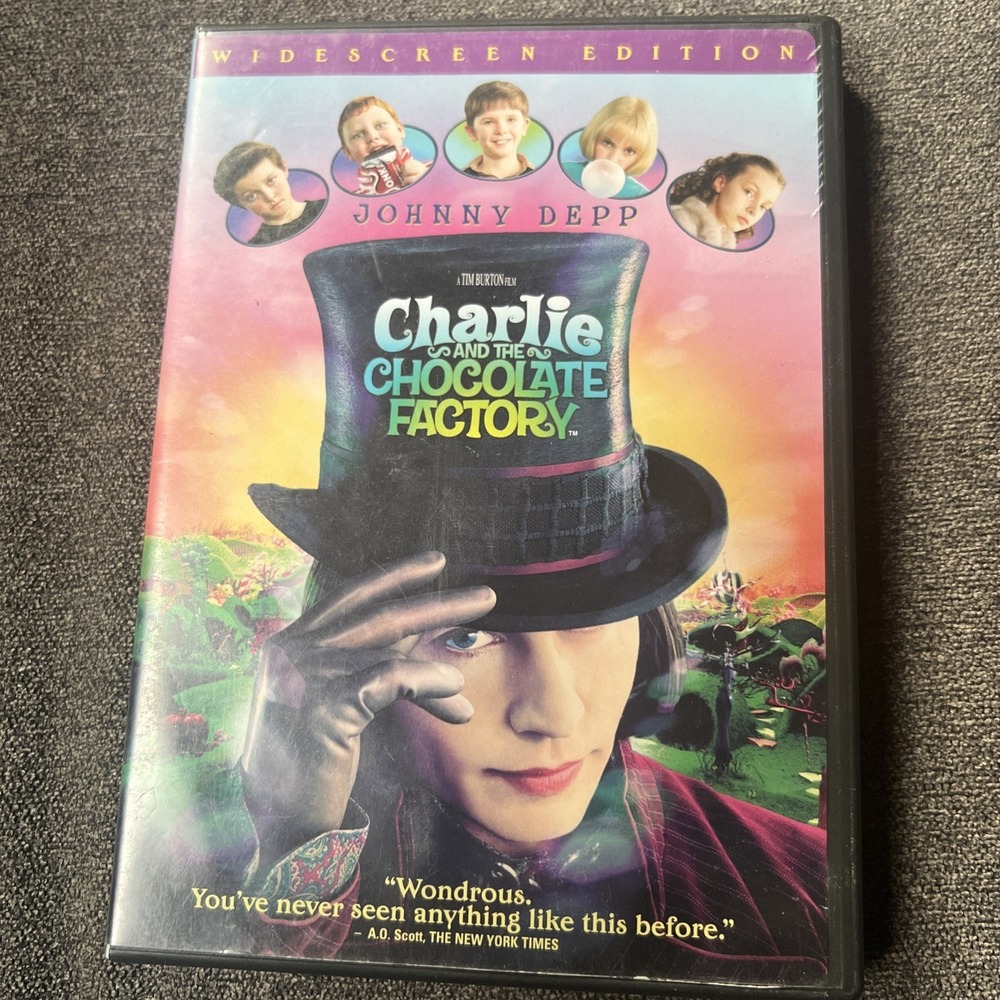 Charlie and the Chocolate Factory‎ (2005, DVD) Full Screen Edition